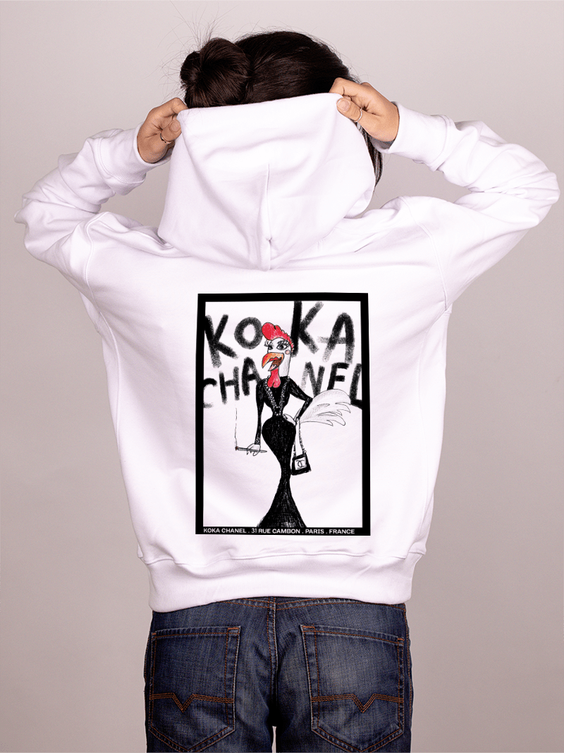 Koka Chanel | Ženski duks sa kapuljačom | Classic Kolekcija