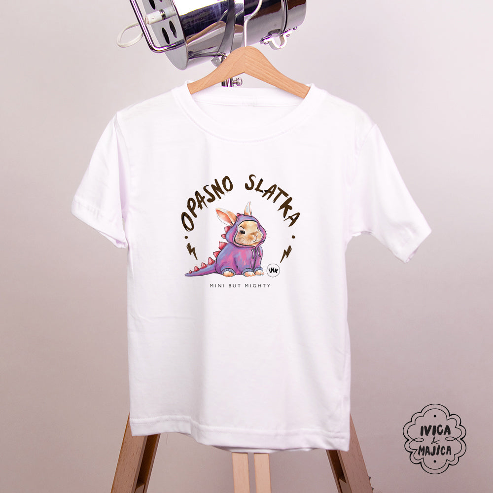 Opasno slatka zeka – Dečija majica