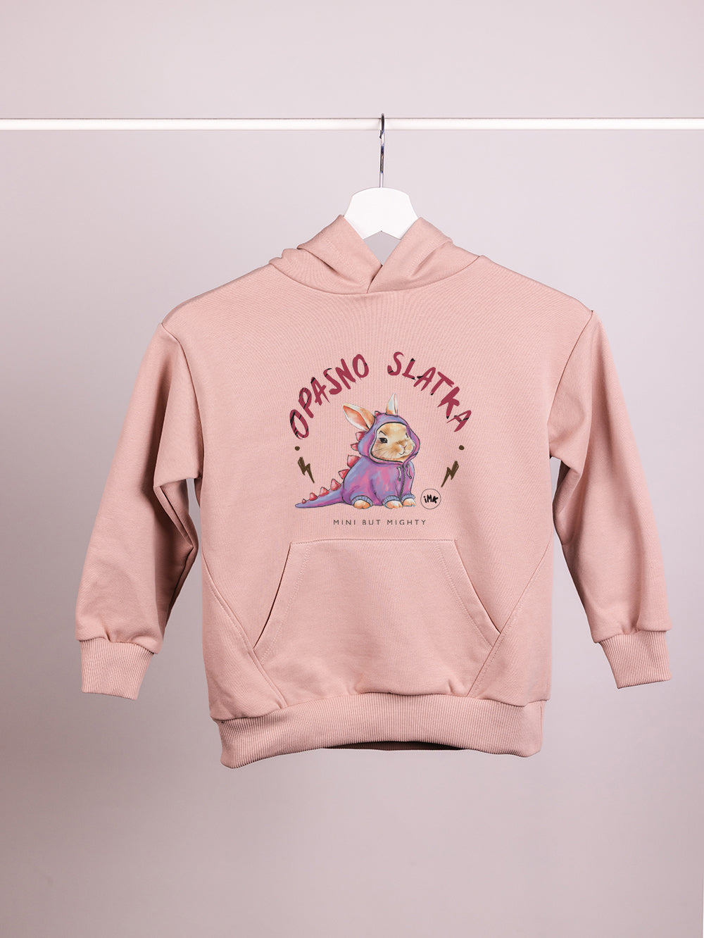 Opasno slatka zeka – Dečiji duks sa kapuljačom