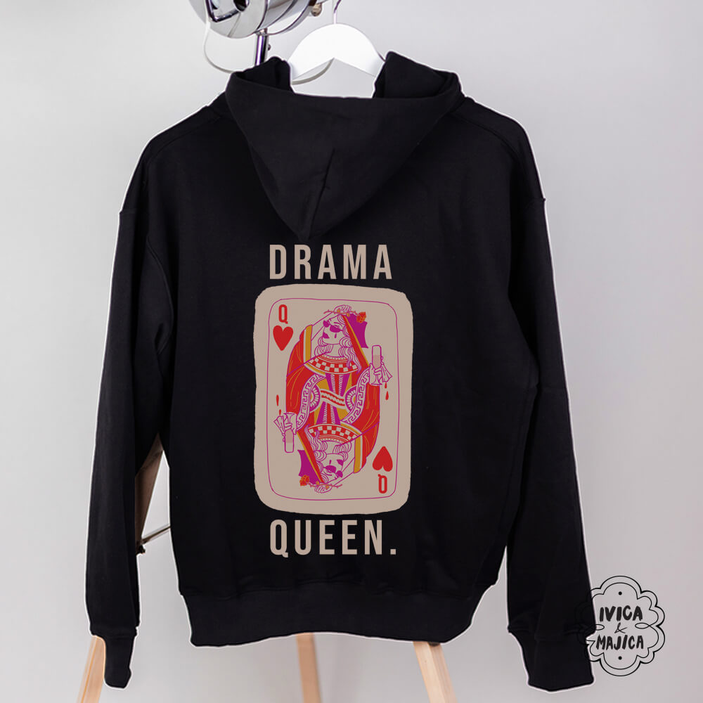 Drama Queen | Ženski duks sa kapuljačom | Classic Kolekcija