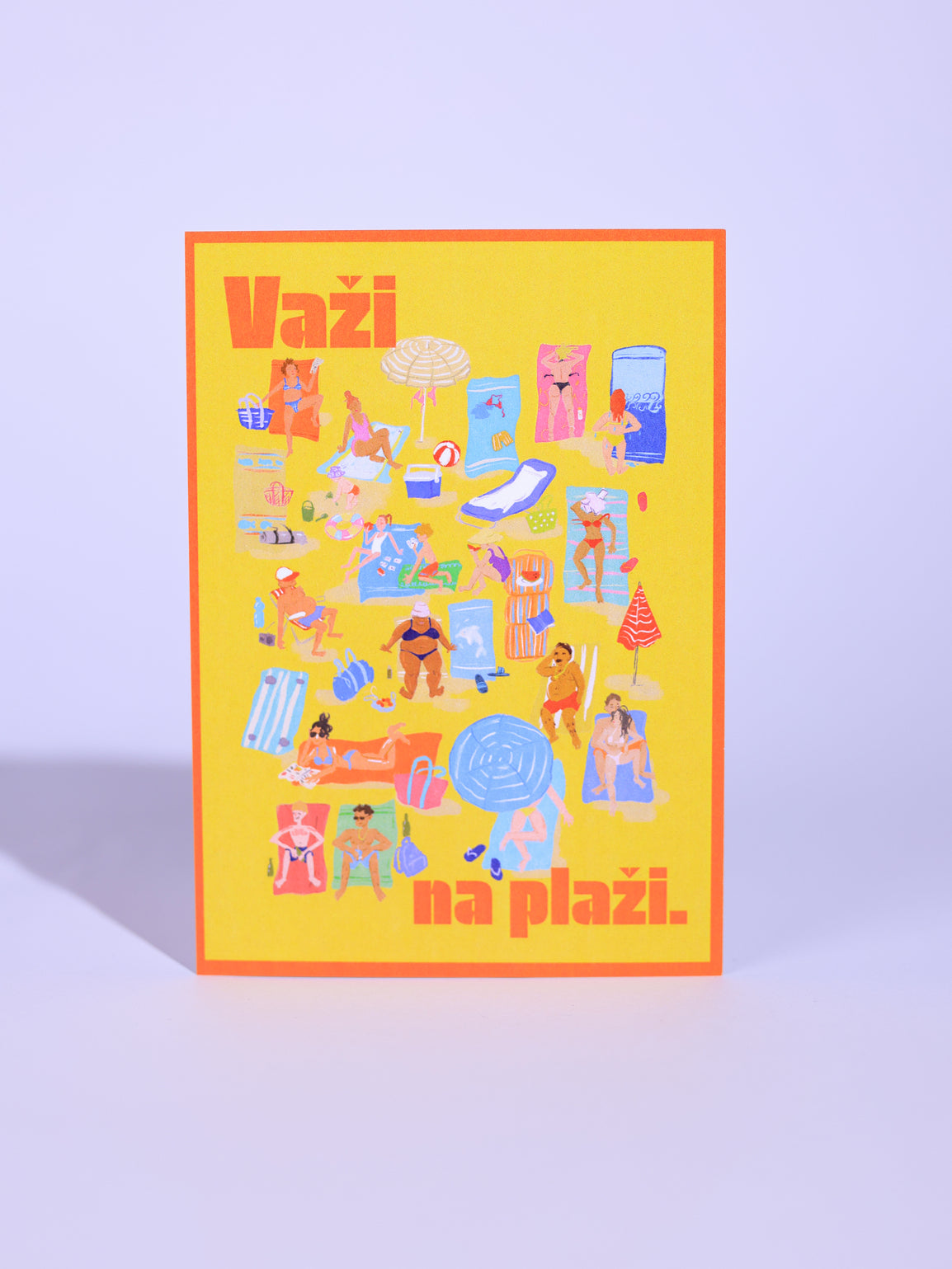 Razglednica Važi na plaži | Leto Kolekcija