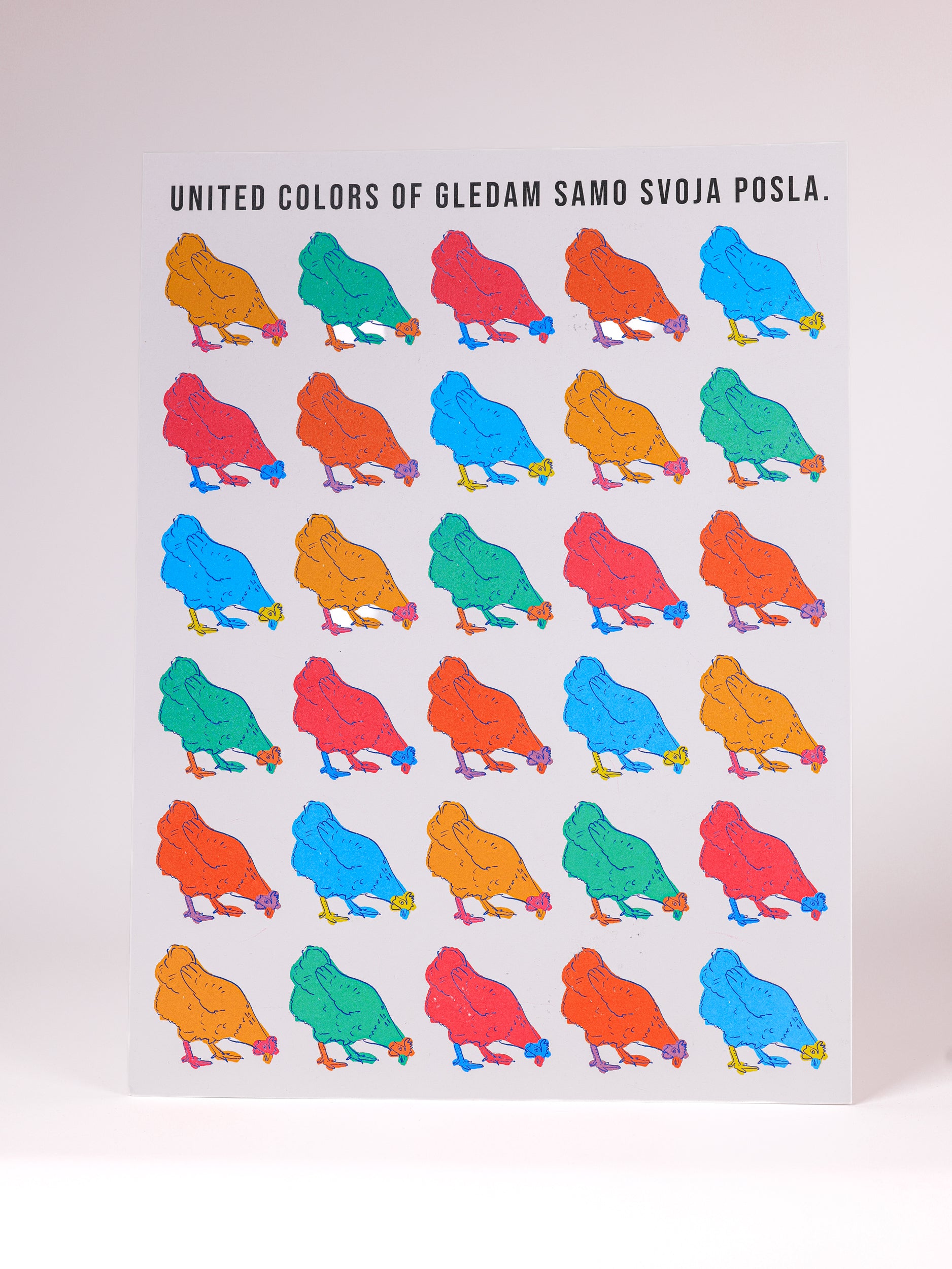 Poster United colors of gledam samo svoja posla