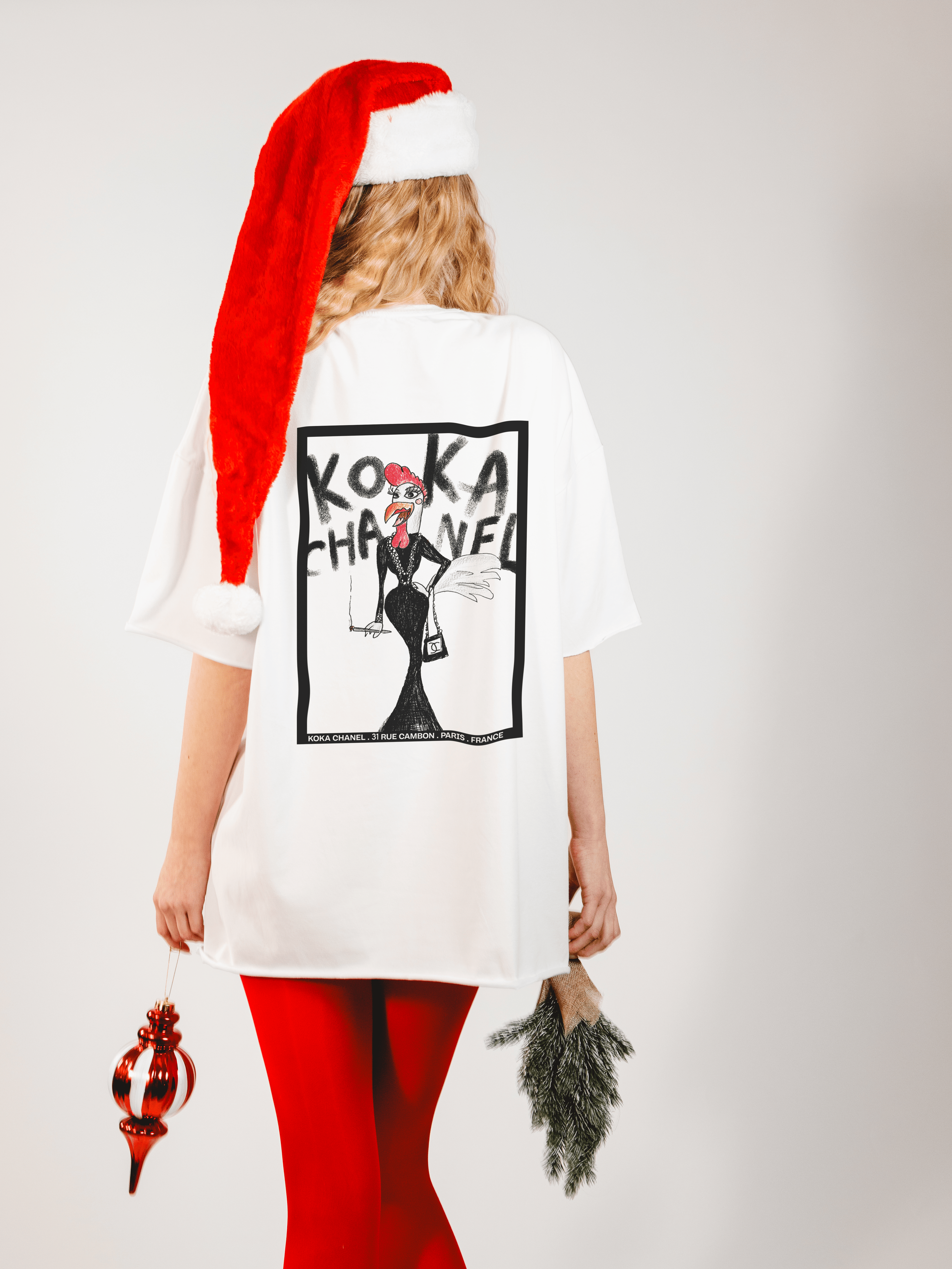 Koka Chanel - Ženska oversize majica