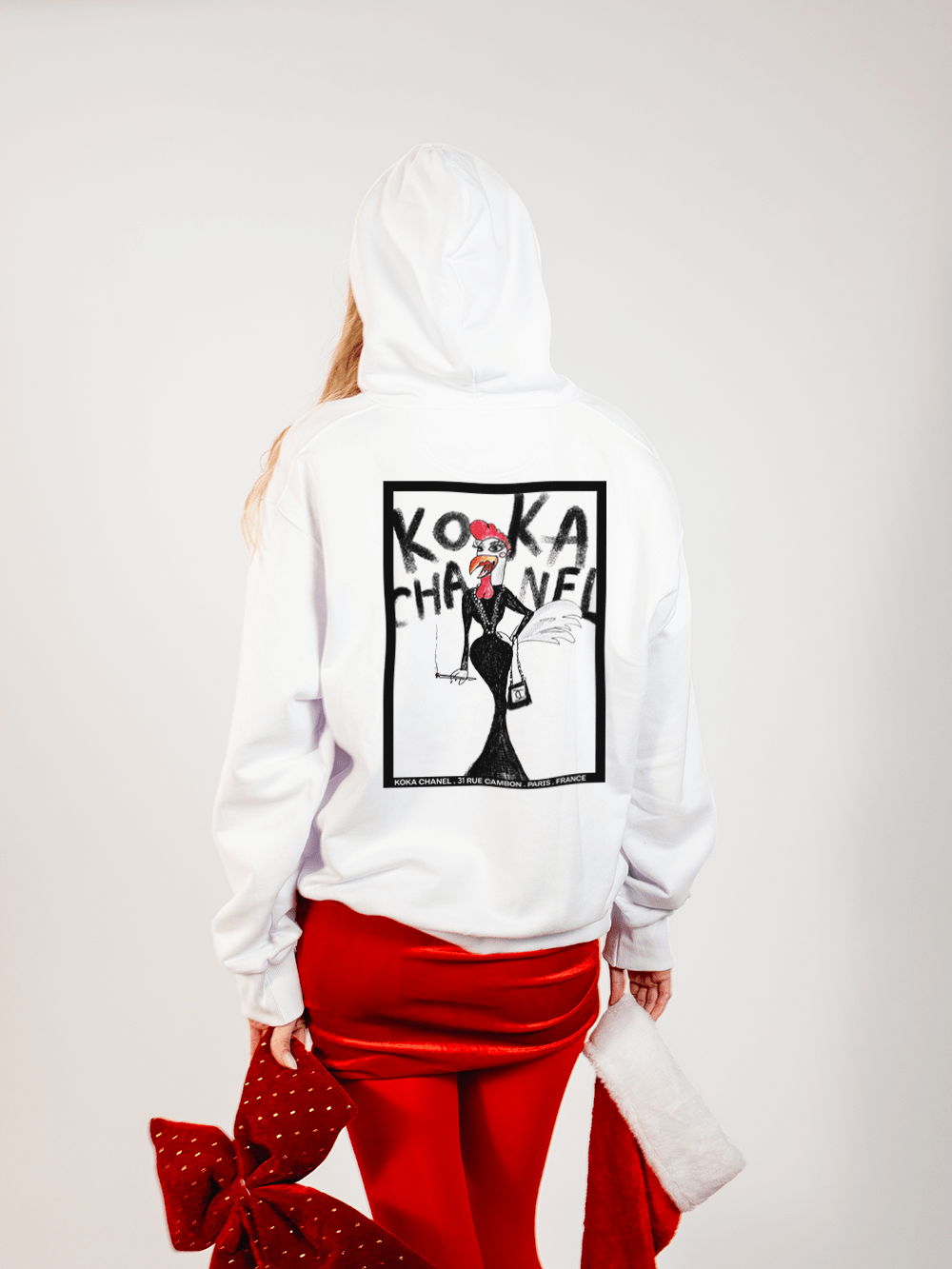 Koka Chanel | Ženski duks sa kapuljačom | Classic Kolekcija