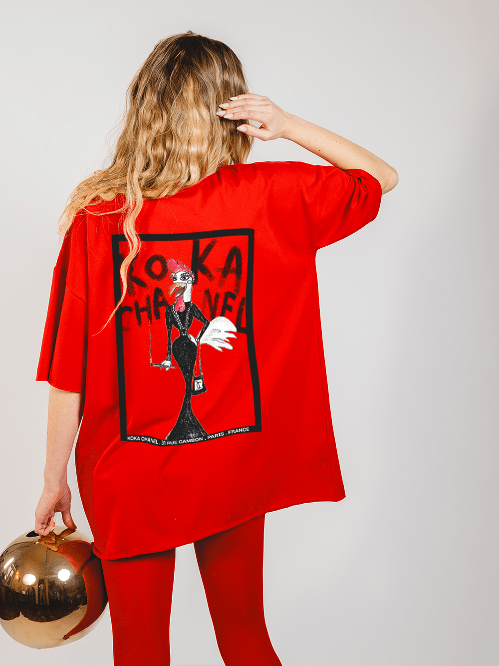 Koka Chanel - Ženska oversize majica
