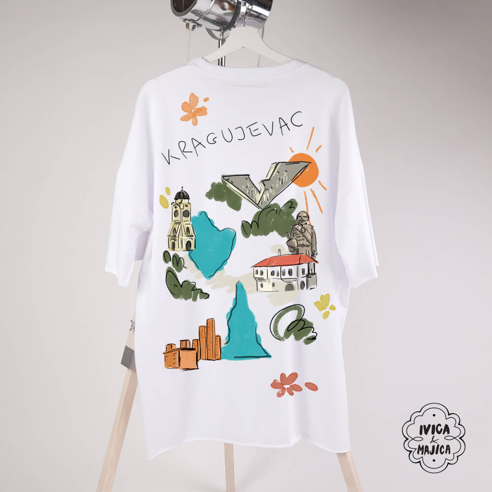 Kragujevac | Ženska majica, oversize majica i duks | Srbija i gradovi