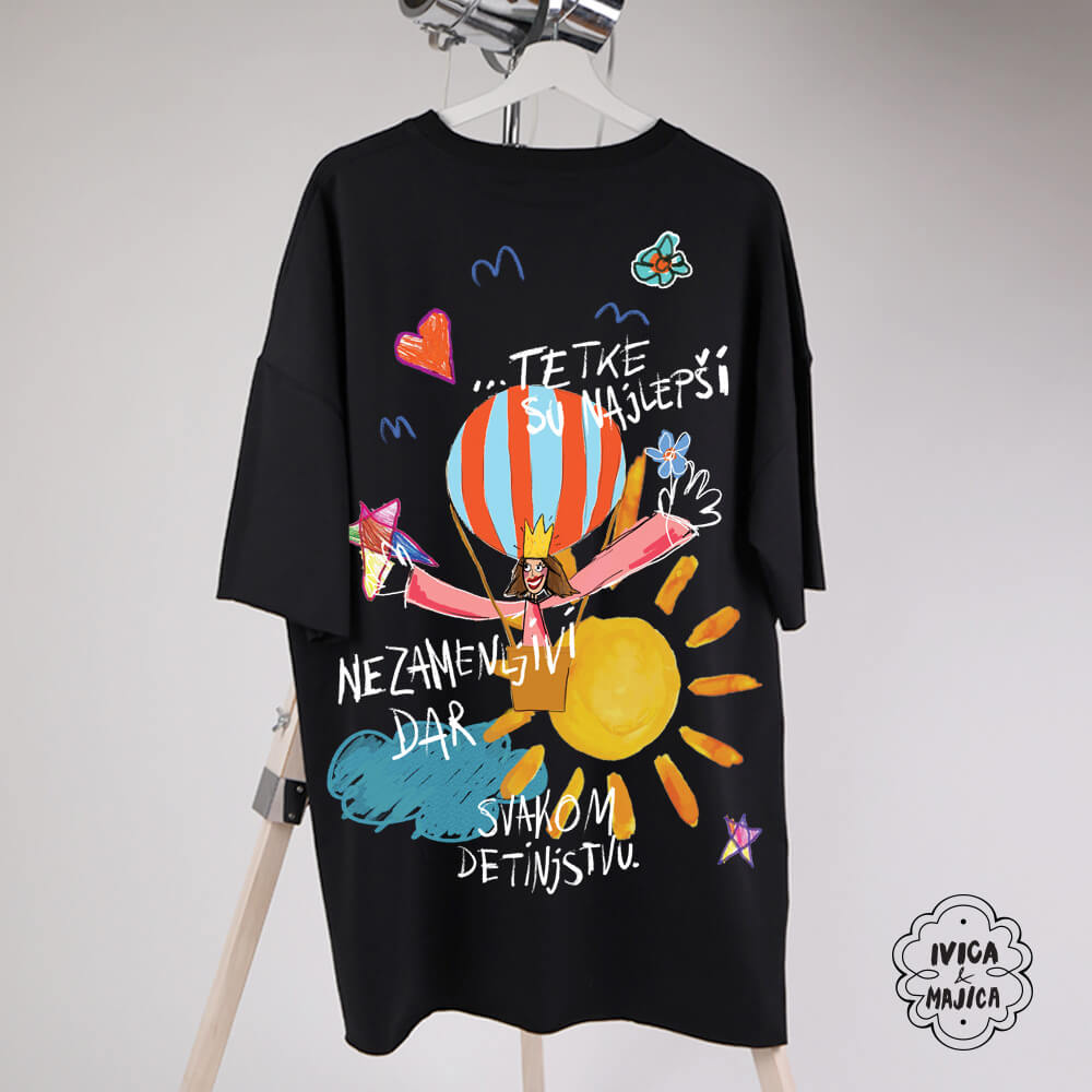 Tetka – Ženska oversize majica