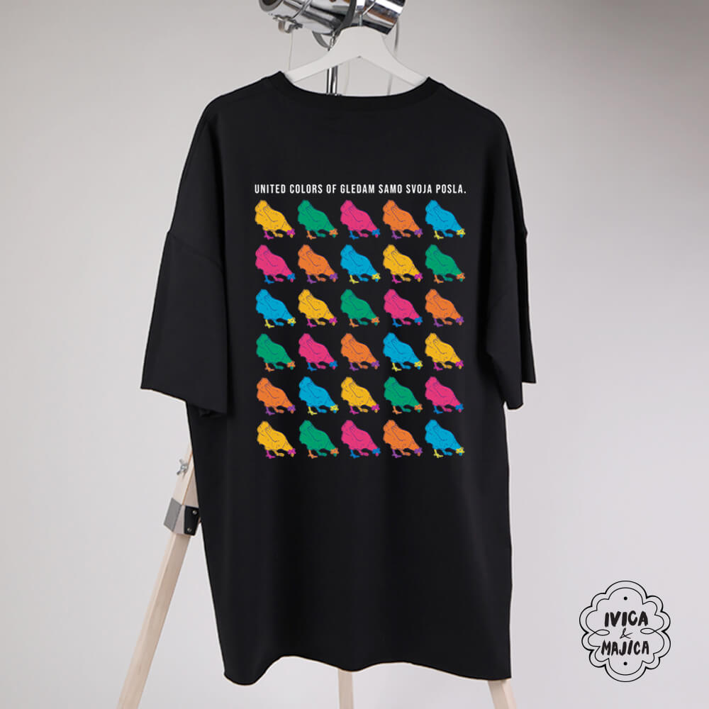 United colors of gledam samo svoja posla – Ženska oversize majica