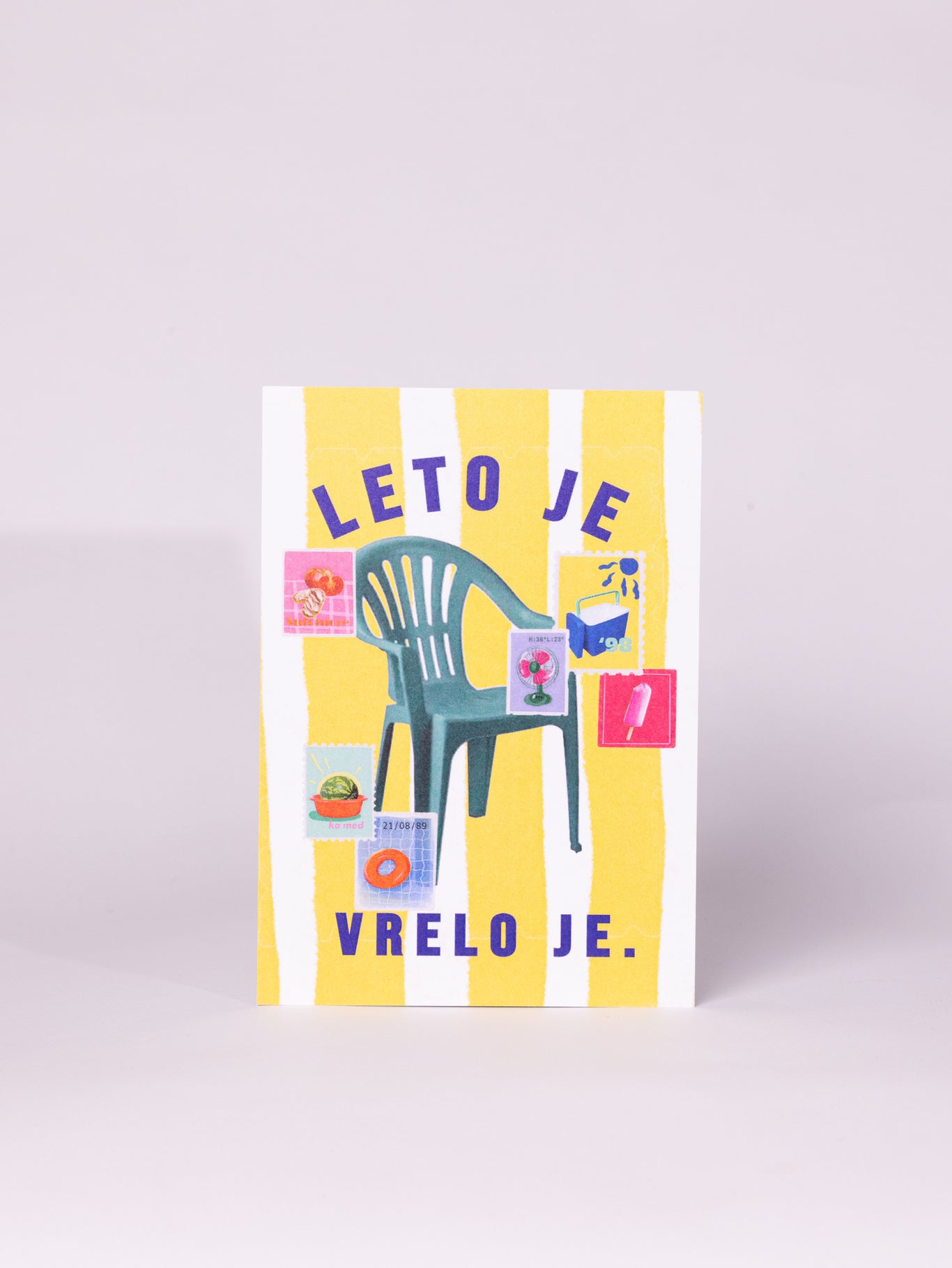 Razglednica Leto je, vrelo je | Leto Kolekcija