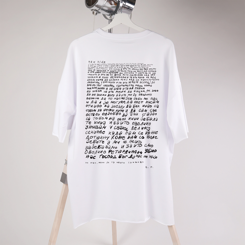 raw hide - unisex oversize majica